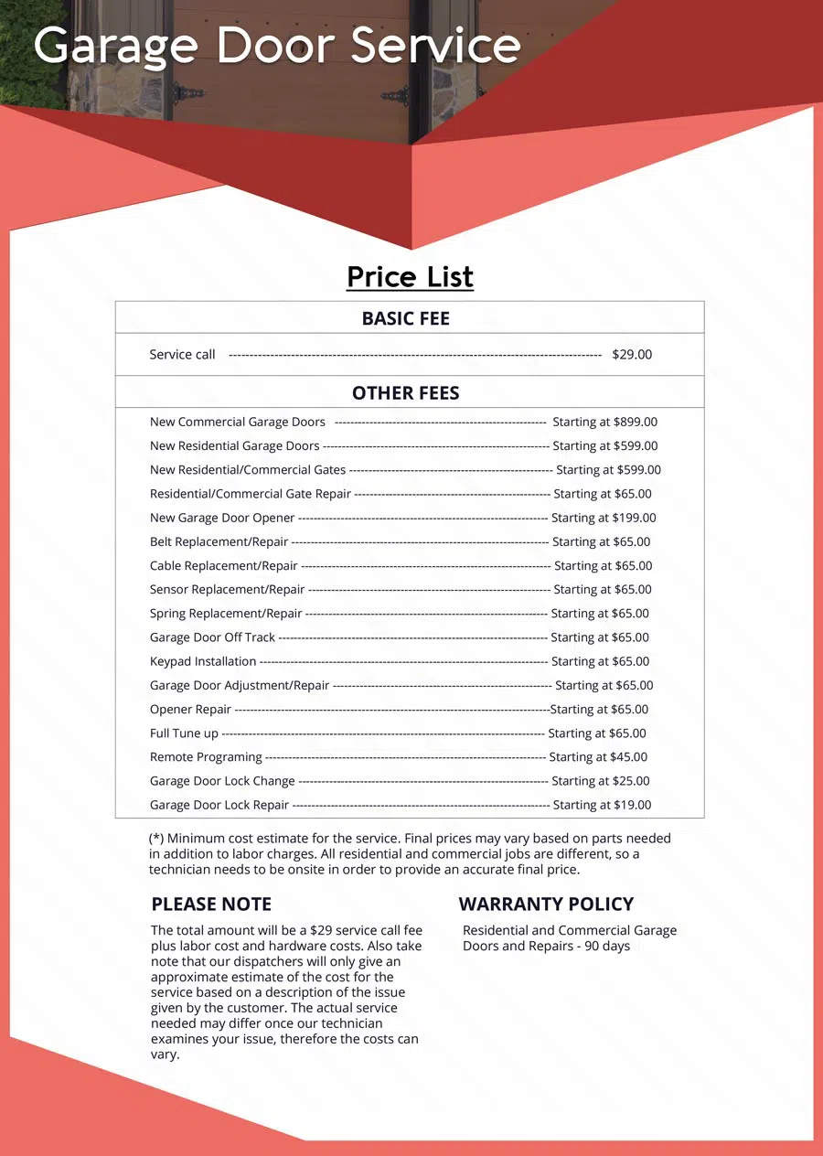 Express Garage Door Repair Service Lakeside, CA 619-317-0756